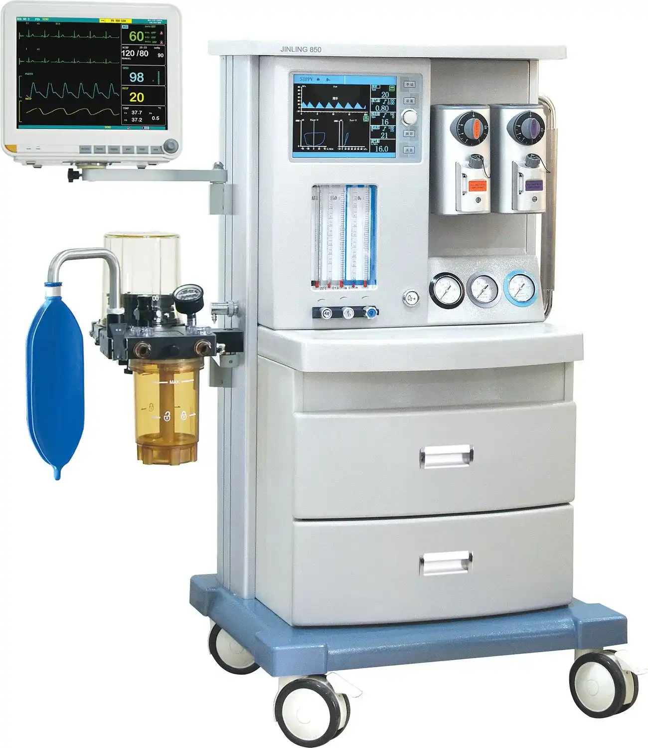 Advanced Anesthesia Machine 850 with Dual Vaporizer Slots